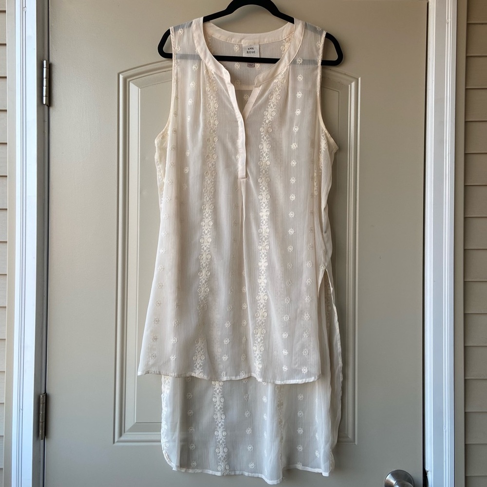 Knox Rose Sheer Tunic in XXL